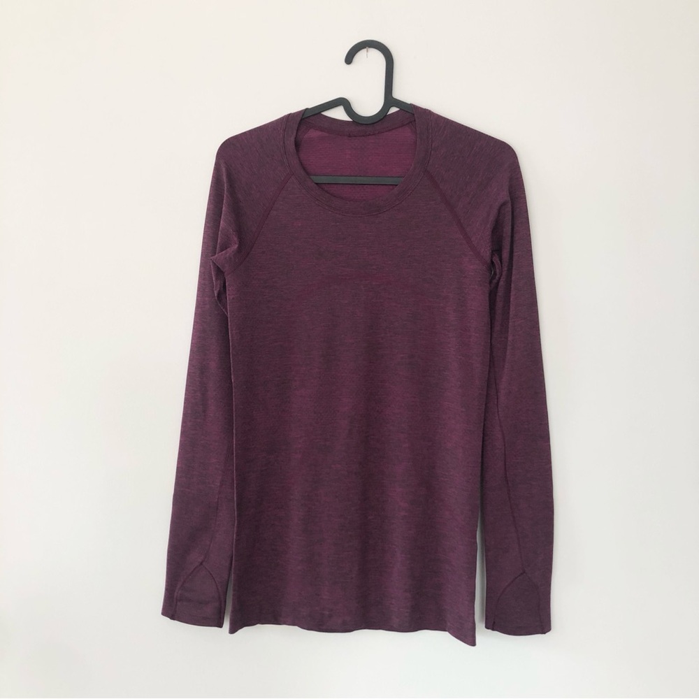 Lululemon Swiftly Tech 2.0 Long Sleeve Athletic Top Size 4